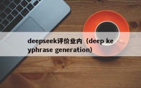 deepseek评价业内（deep keyphrase generation）