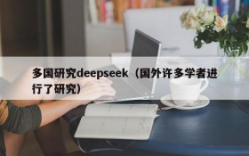 多国研究deepseek（国外许多学者进行了研究）